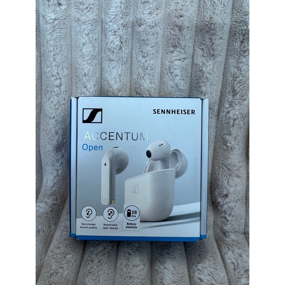 Sennheiser ACCENTUM Open Wireless Earbuds NEW sealed box white
